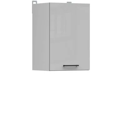 Wall cabinet JUNONA LINE G1D/40/57LP BRW light gray gloss